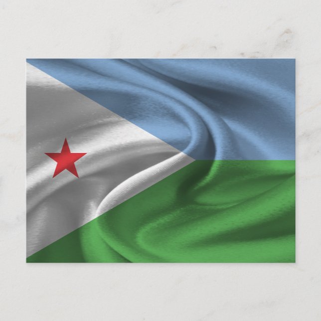 Postal Bandera de Yibuti (Anverso)