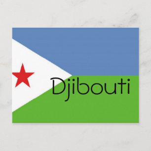 Postal Bandera de Yibuti