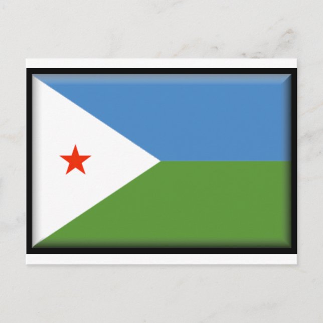 Postal Bandera de Yibuti (Anverso)