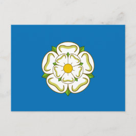 Postal Bandera de Yorkshire (condado de Inglés)