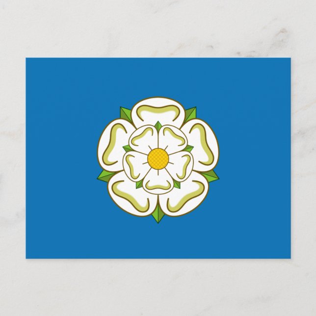 Postal Bandera de Yorkshire (condado de Inglés) (Anverso)