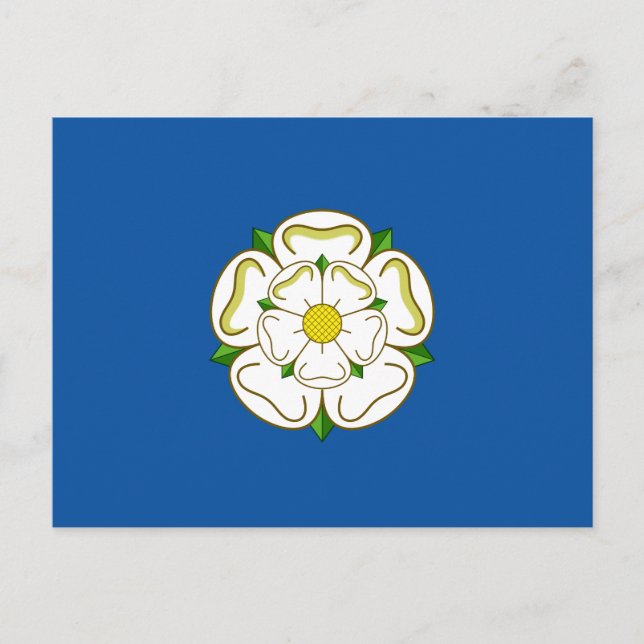 Postal Bandera de Yorkshire Postcard (Anverso)