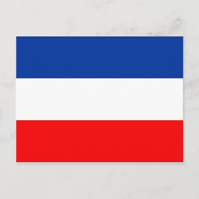 Postal Bandera de Yugoslavia (Anverso)