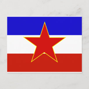 Postal Bandera de Yugoslavia