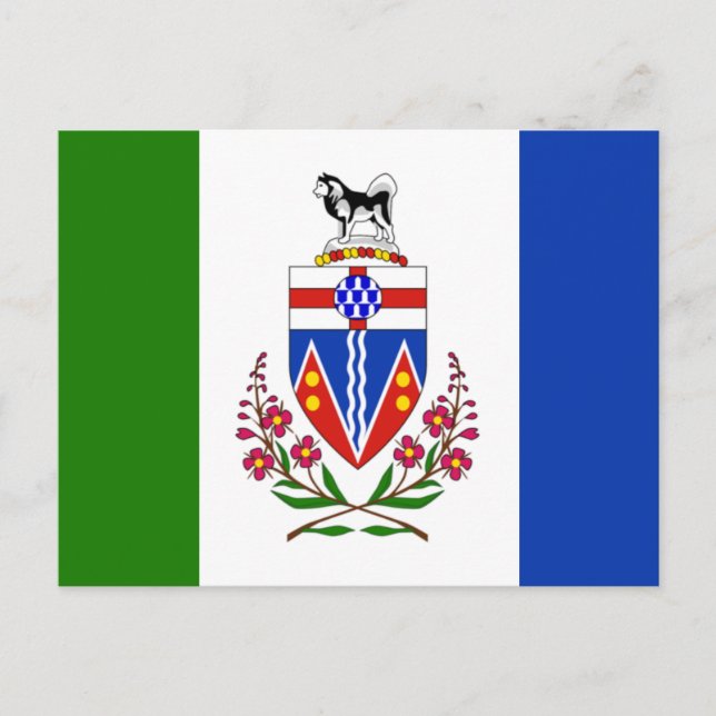 Postal Bandera de Yukón (Canadá) (Anverso)