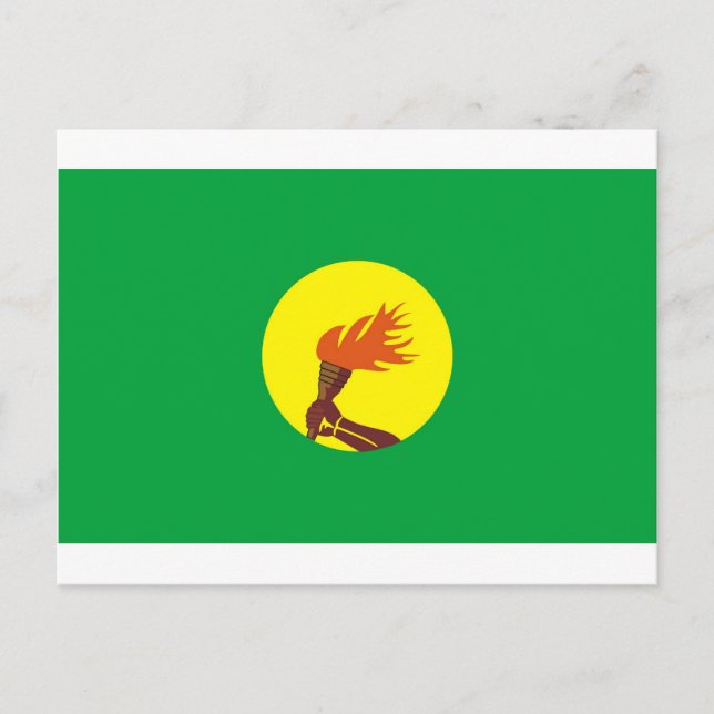 Postal Bandera de Zaire-Congo (Anverso)