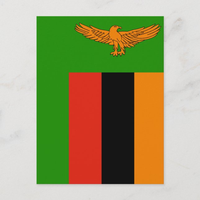 Postal Bandera de Zambia (Anverso)