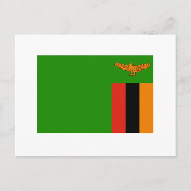 Postal Bandera de Zambia (Anverso)