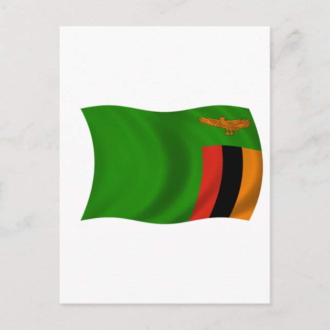 Postal Bandera de Zambia (Anverso)
