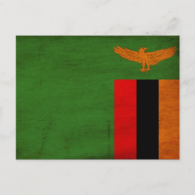 Postal Bandera de Zambia (Anverso)
