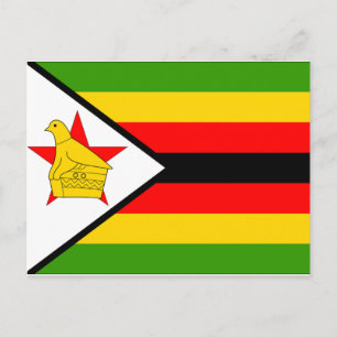 Postal Bandera de Zimbabue