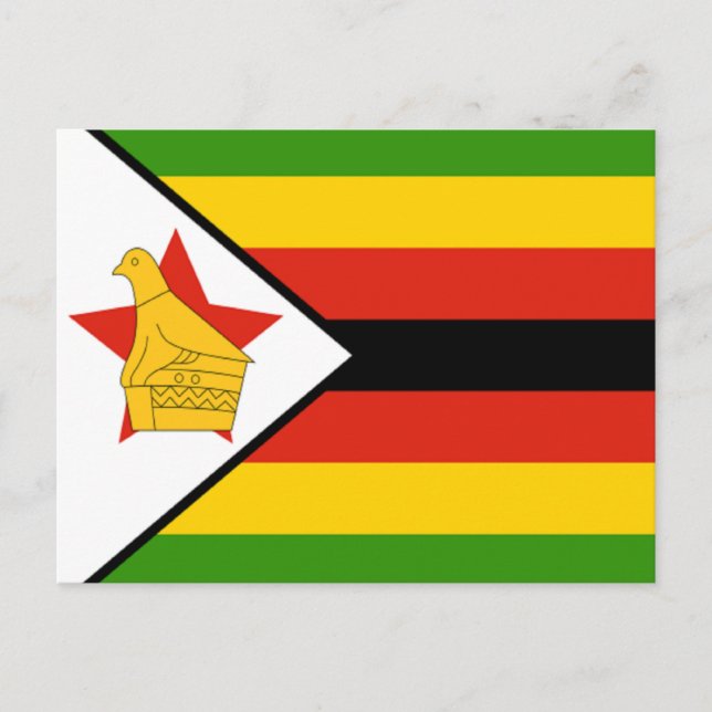 Postal Bandera de Zimbabue (Anverso)
