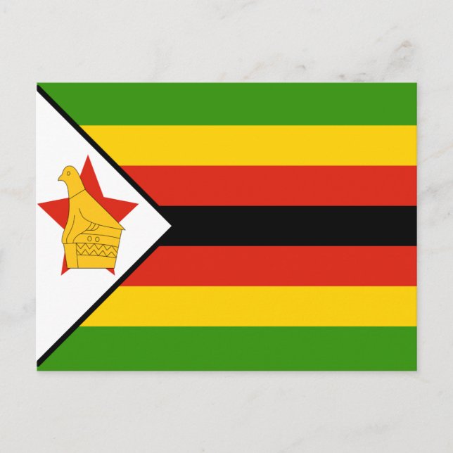 Postal Bandera de Zimbabue (Anverso)