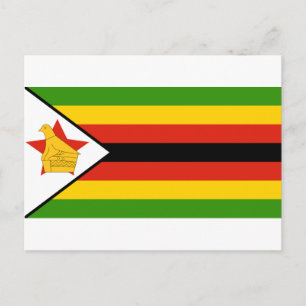 Postal bandera de zimbabue