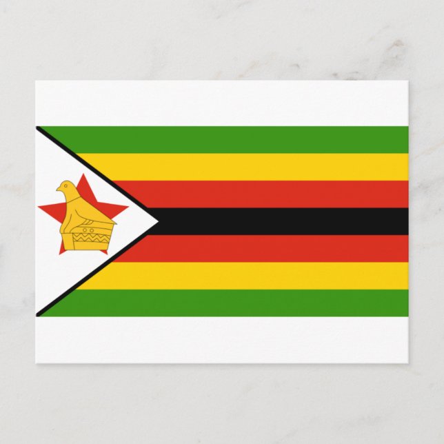 Postal bandera de zimbabue (Anverso)