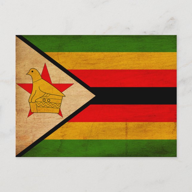 Postal Bandera de Zimbabue (Anverso)