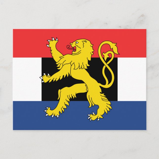 Postal Bandera del Benelux (Anverso)