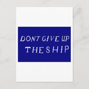 Postal Bandera del comodoro Perry