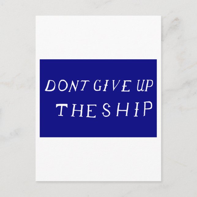 Postal Bandera del comodoro Perry (Anverso)