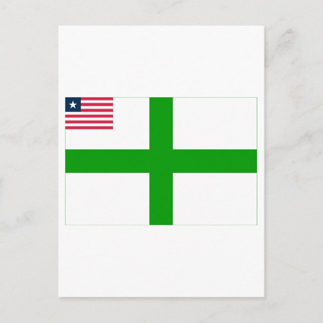 Postal Bandera del Condado de Sinoe (Anverso)