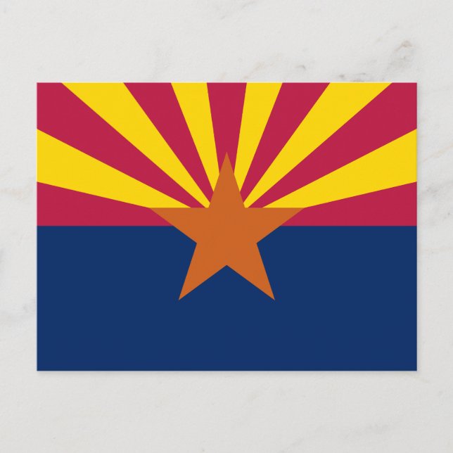 Postal Bandera del estado de Arizona (Anverso)