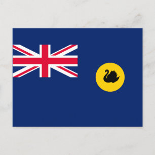 Postal Bandera del Estado de Australia Occidental