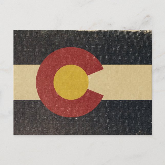 Postal Bandera del Estado de Colorado (Anverso)