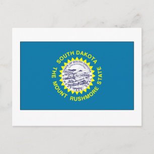 Postal Bandera del Estado de Dakota del Sur