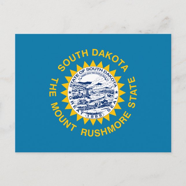 Postal Bandera del Estado de Dakota del Sur (Anverso)