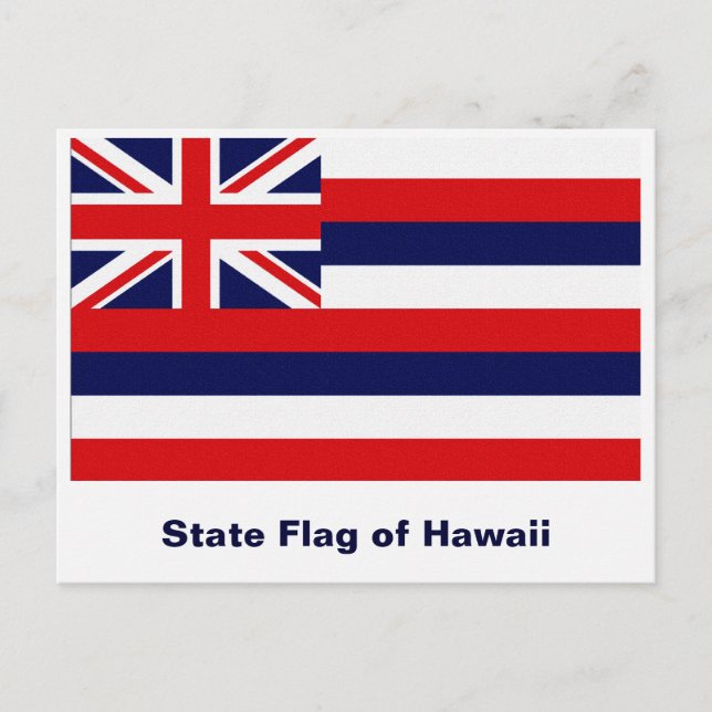 Postal Bandera del Estado de Hawái (Anverso)
