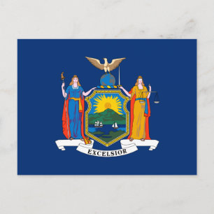 Postal Bandera del Estado de Nueva York
