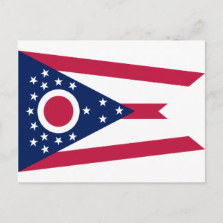Postal Bandera del estado de Ohio