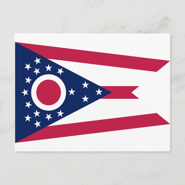 Postal Bandera del estado de Ohio (Anverso)