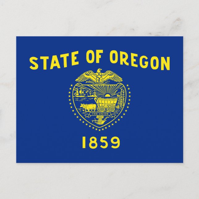 Postal Bandera del estado de Oregon (Anverso)