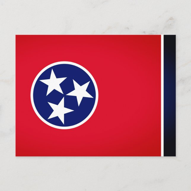 Postal Bandera del estado de Tennessee (Anverso)