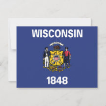 Bandera del estado de Wisconsin Marinero Minero Ar