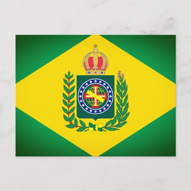 Postal Bandera del Imperio de Brasil (Anverso)