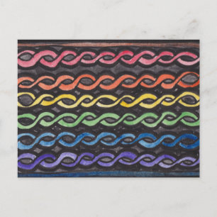Postal Bandera del Orgullo Celtic Knotwork