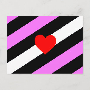 Postal Bandera del Orgullo de la Chica de Cuero