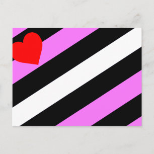 Postal Bandera del Orgullo de la Chica de Cuero