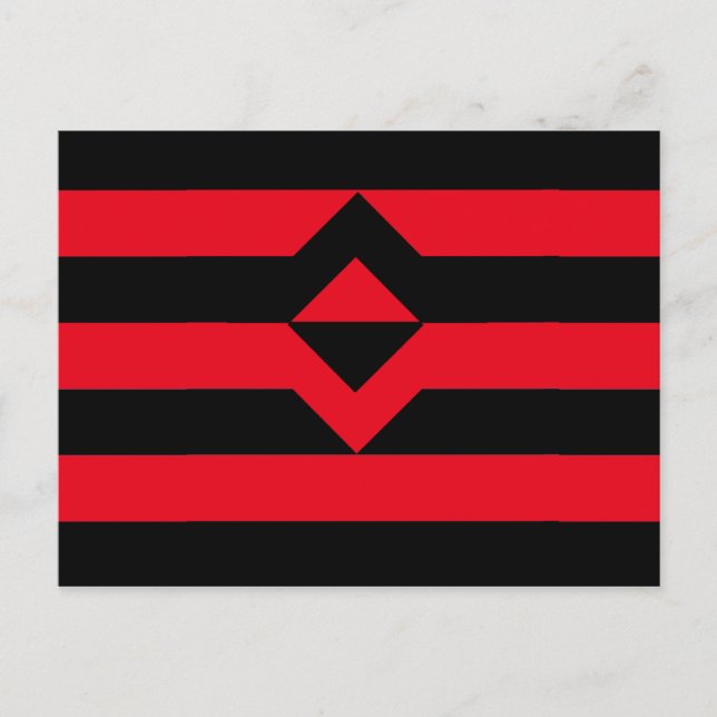 Postal Bandera del Orgullo del Puño (Anverso)