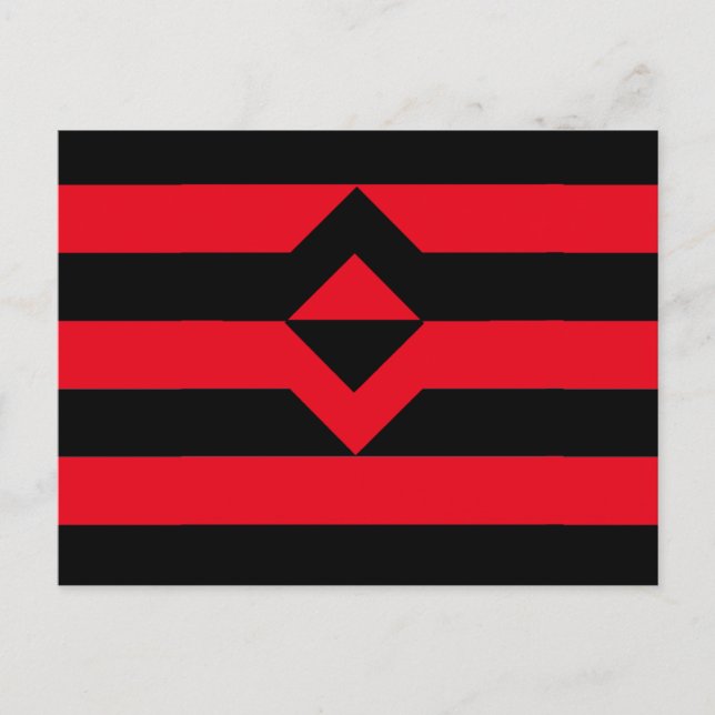 Postal Bandera del Orgullo del Puño (Anverso)