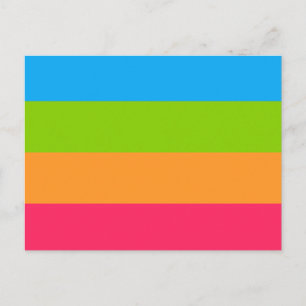 Postal Bandera del Orgullo Panromántico