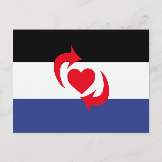Postal Bandera del Orgullo Switch (Anverso)