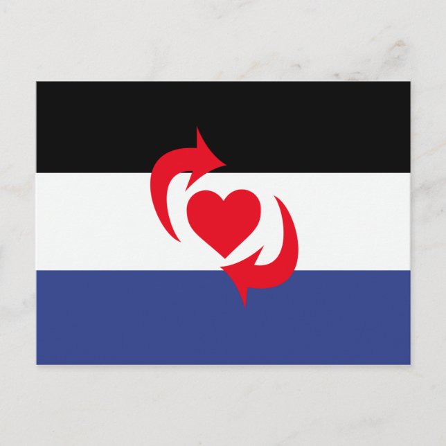 Postal Bandera del Orgullo Switch (Anverso)
