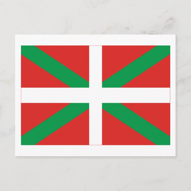 Postal Bandera del País Vasco (Euskadi) (Anverso)