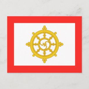 Postal Bandera del Reino de Sikkim