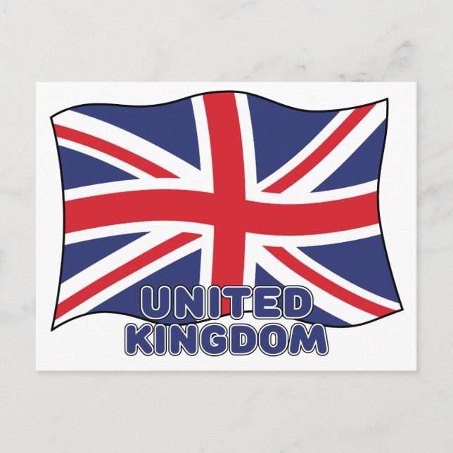 Postal Bandera del Reino Unido (Anverso)