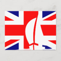 Bandera del Reino Unido de Gran Bretaña Náutica
