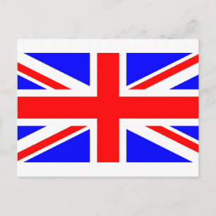 Postal bandera del Reino Unido de Inglaterra